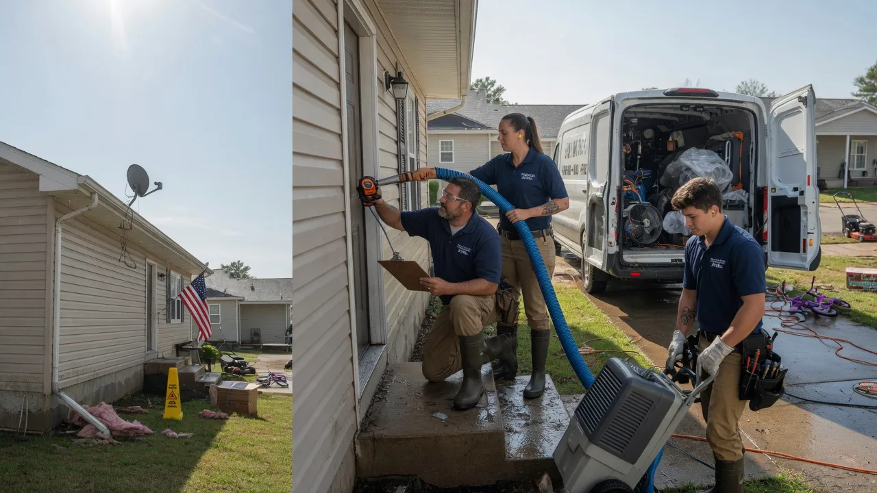 Ceiling Water Damage Restoration in Hooversville, PA near me